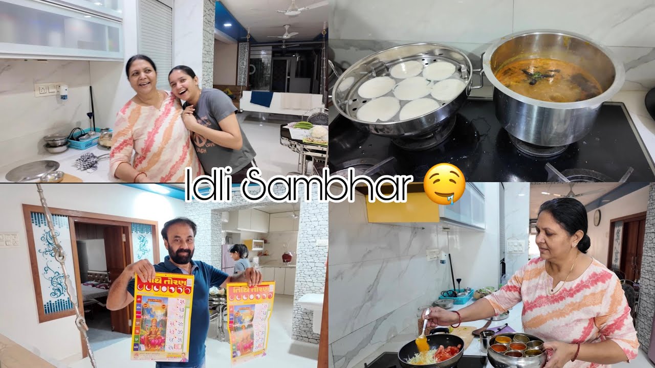 Aj to Idli Sambhar haste haste hi bann gaya 🤤 