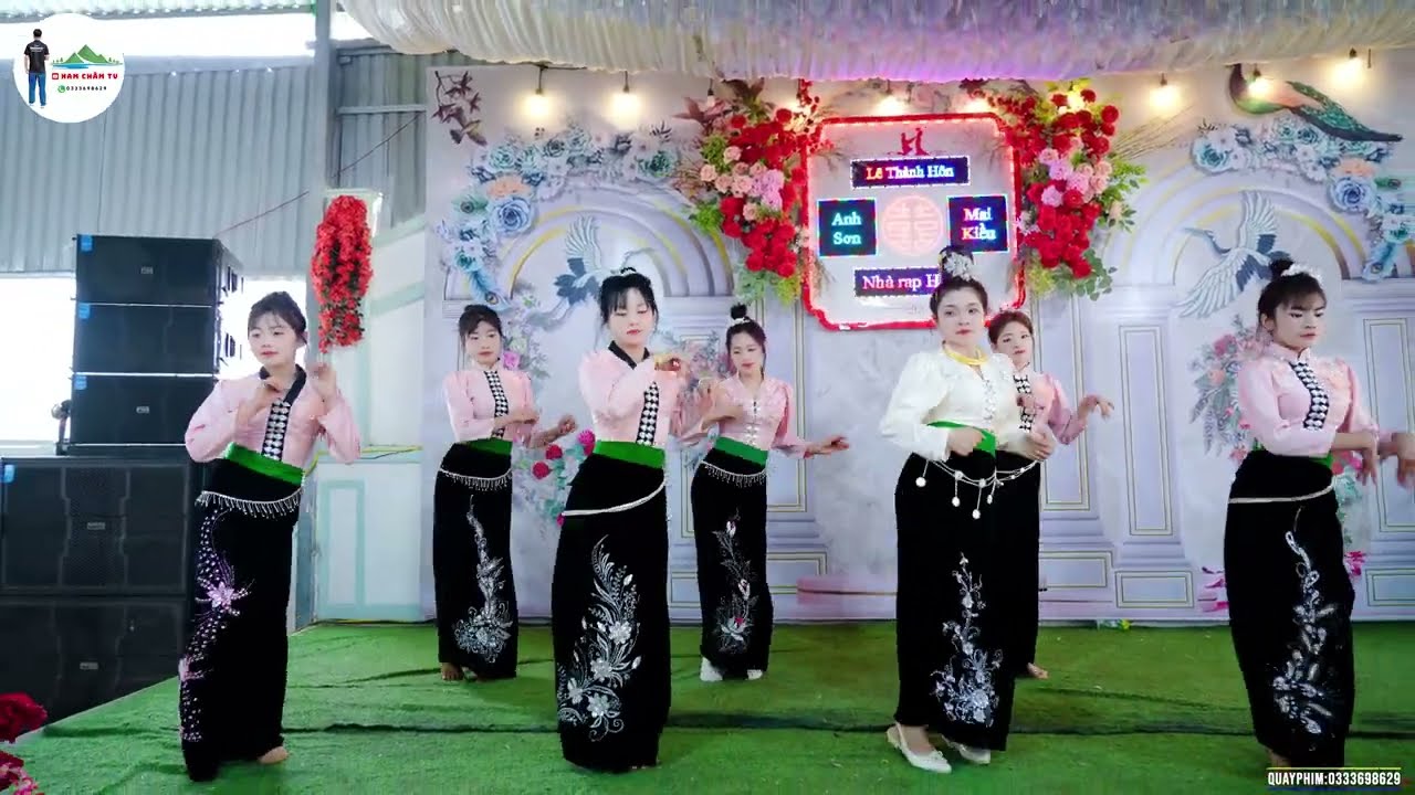 VŨ ĐIỆU BÓNG ĐÊM - CÔ DÂU XINH ĐẸP CÙNG CÁC EM GÁI THỂ HIỆN MÚA RẤT SÔI ĐỘNG