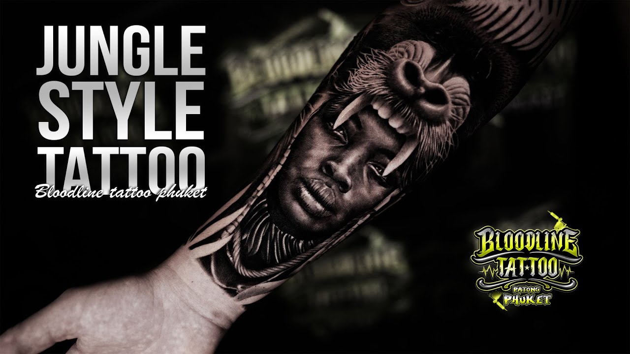 Realism tattoo - Jungle design