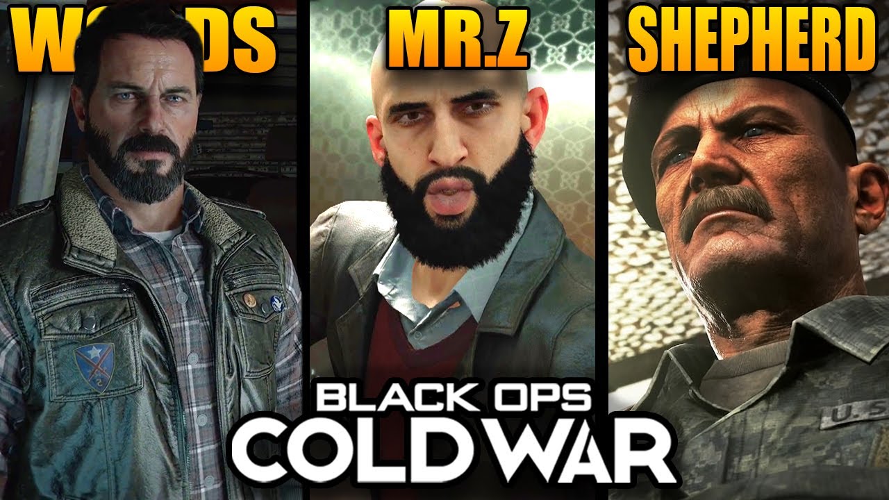 Все 12 возвращающихся персонажей Black Ops Cold War (Вудс, Захаев, Шепард и другие)