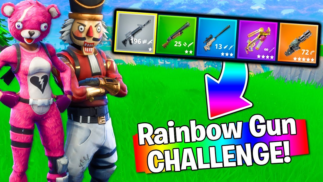 Fortnite ITA - RAINBOW GUN CHALLENGE!!