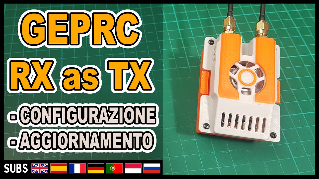Come assemblare e configurare il modulo GEPRC RX as TX - Expresslrs ELRS Tutorial