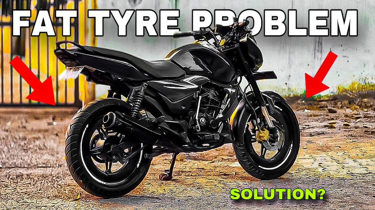 😨 Discover Fat Tyre Problem 😢 | लगवाने से पहले सुनलो ये बातें | 110-90-18 | Modified Discover 125 🔥