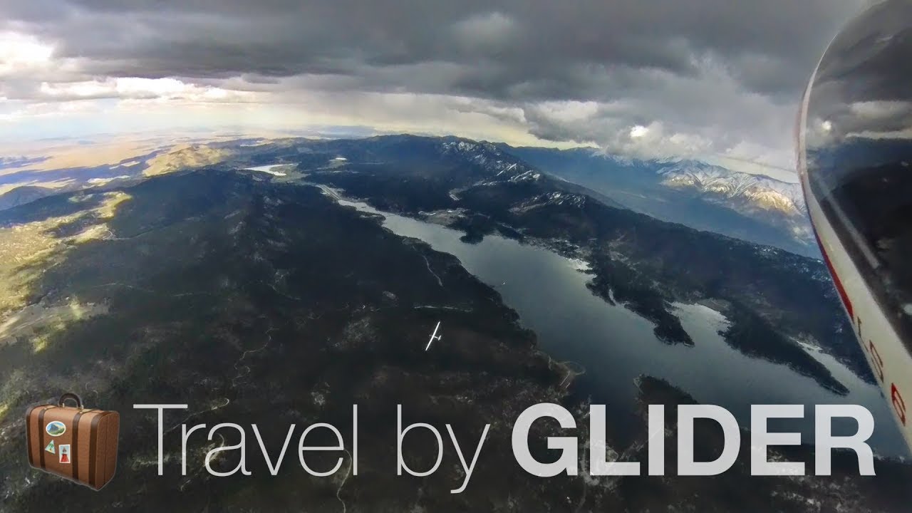 Travel by glider - Trapped by rain #FullGliderFlight
