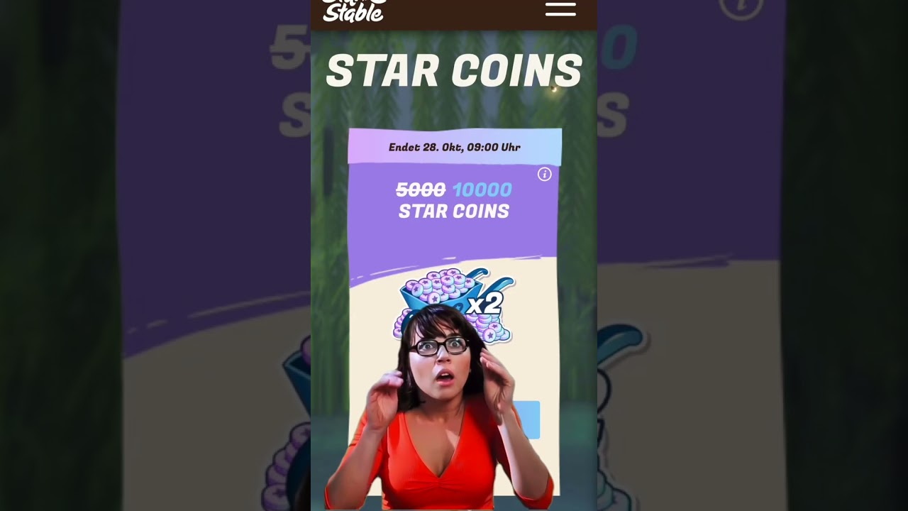 Wenn wieder Doppel&ndash;Starcoins Wochenende ist 😂