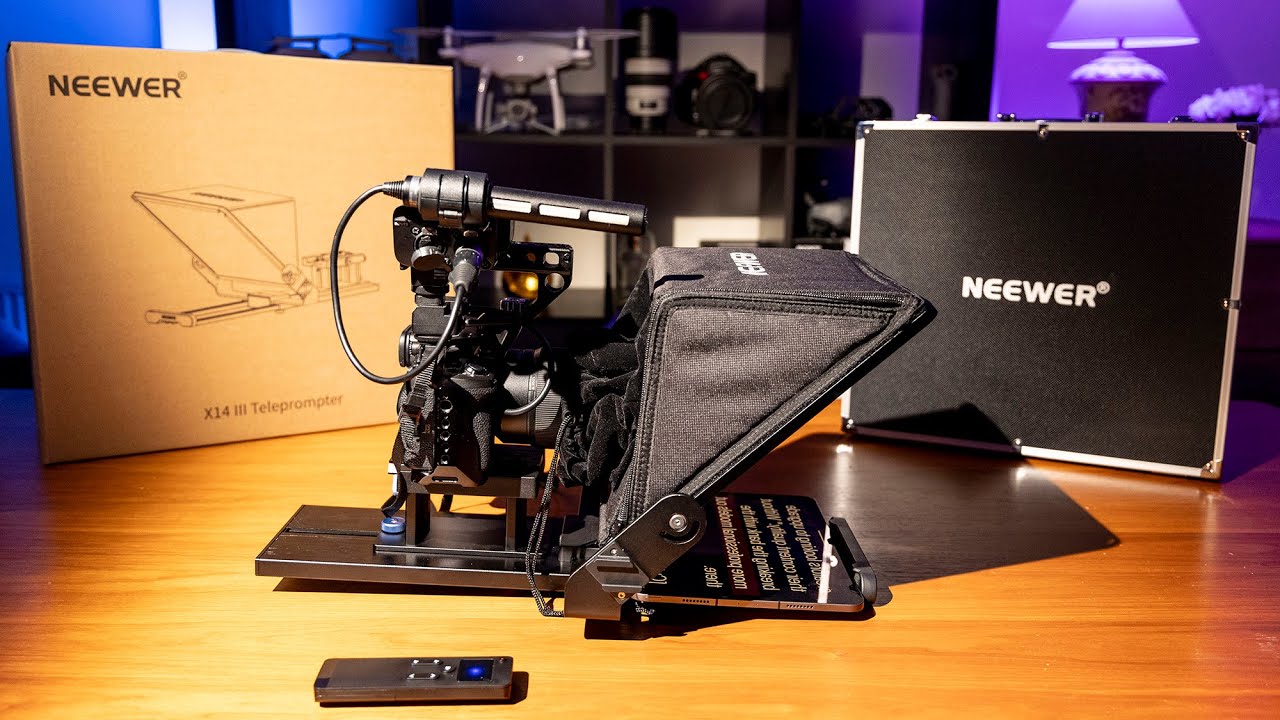 NEEWER X14III Teleprompter Unboxing and Review