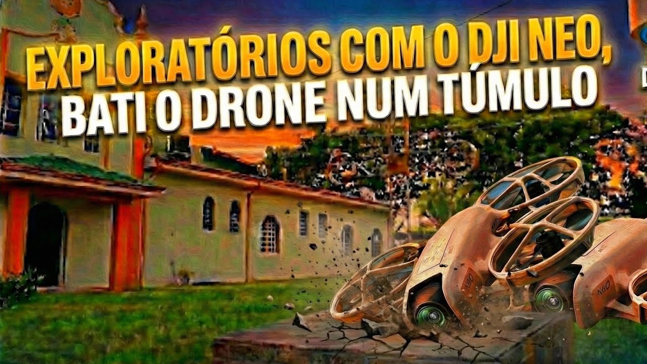 DEU RUIM! Bati o DJI Neo em um Túmulo