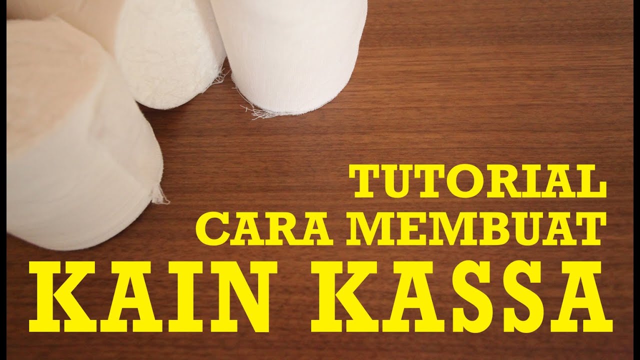 TUTORIAL Cara Membuat Kain Kassa untuk Bekam