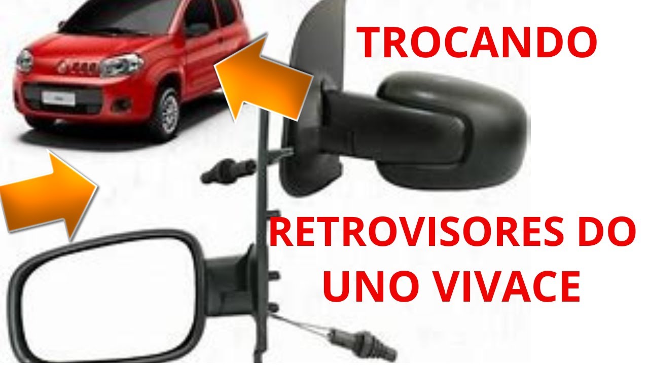 TROCANDO OS RETROVISORES DO UNO VIVACE