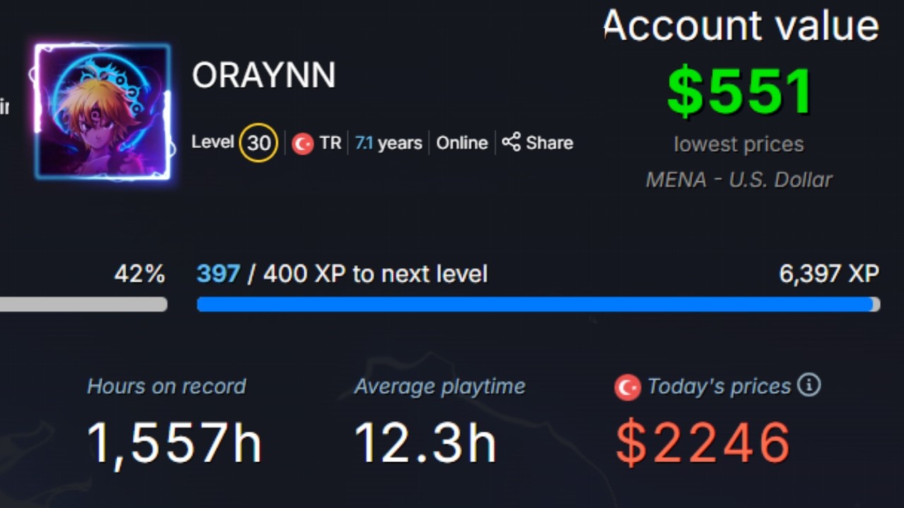 Steam Hesap Değeri Öğrenme