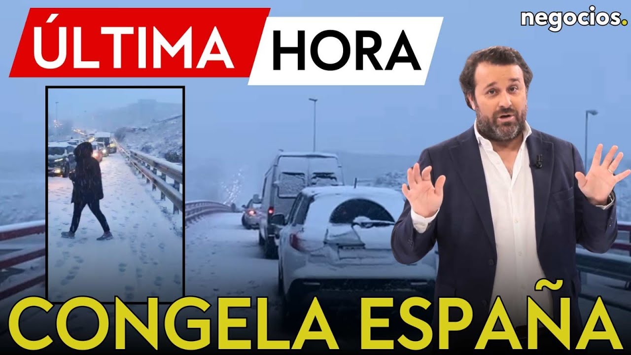 ÚLTIMA HORA | Kristin congela España. Carreteras cortadas, clases suspendidas y mucha nieve