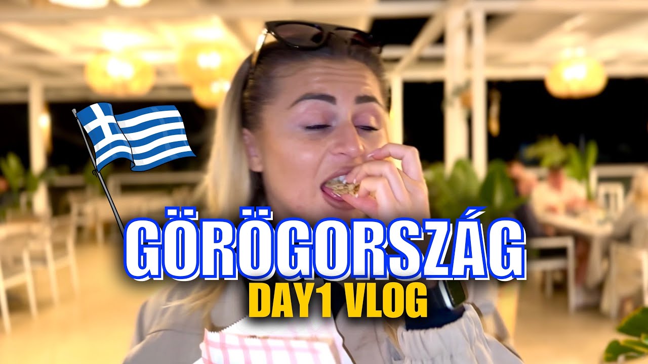,,200 KILÓT FOGOK ITT HÍZNI”🥲 - 1. nap Görögországban - VLOG
