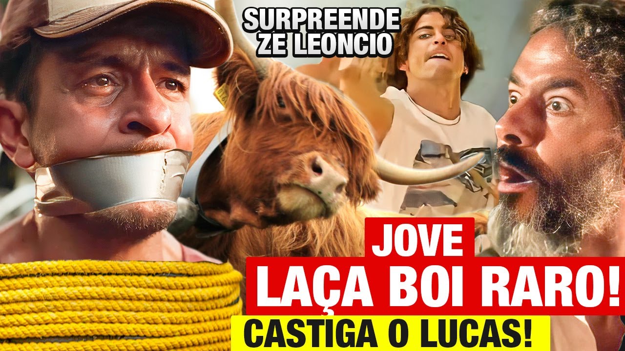 NOVELA PANTANAL - Jove LAÇA BOI MARRUÁ MAIS PERIGOSO DO PANTANAL e  SURPREENDE O PAI! Capítulo hoje