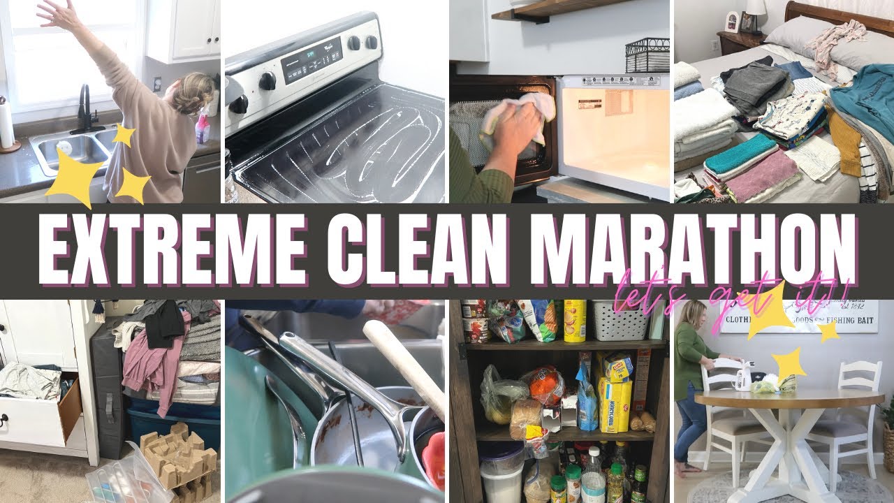 The Ultimate Cleaning Marathon: 2 Hours Of Extreme Cleaning Motivation.