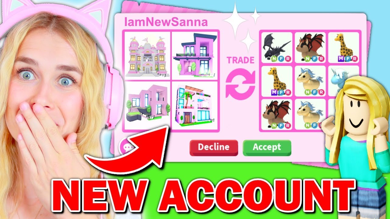 Only Trading Houses To GET RICH On *NEW* ACCOUNT In Adopt Me! (Roblox)