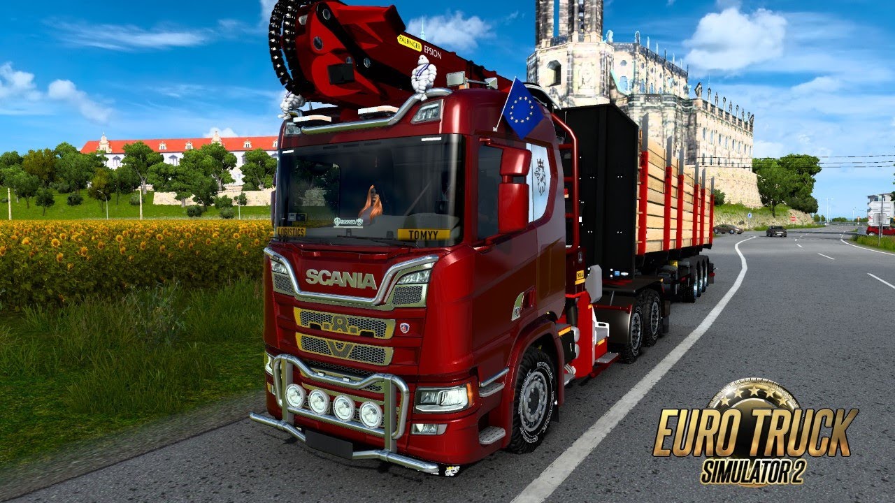Scania R Doll Long Wood Chassis \ETS2 1.44-1.45