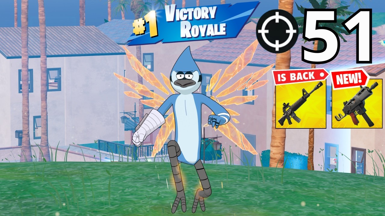 51 Elimination MORDECAI Gameplay Wins Zero Build (NEW FORTNITE CHAPTER 7 SEASON 1)