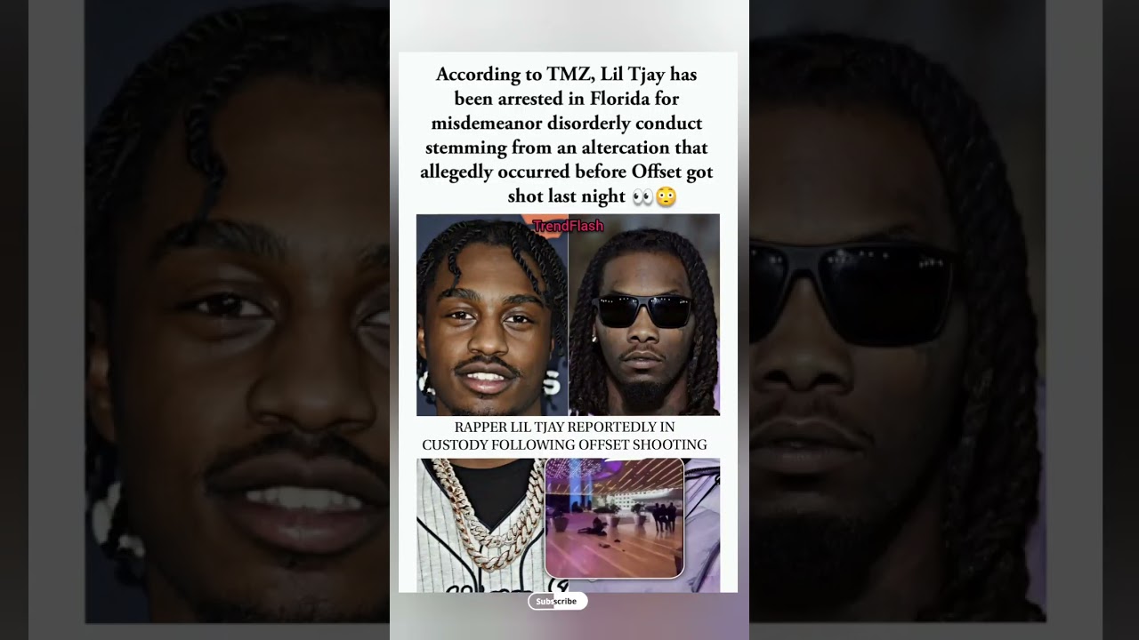 Lil Tjay arrest report surfaces 👀 #liltjay #offset #shorts