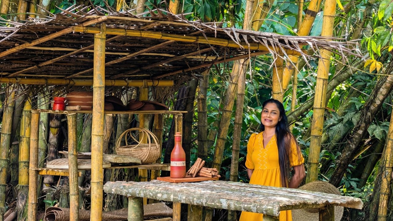 I Built a Quiet Outdoor Kitchen by the River 🌿 | Slow Countryside Craft
