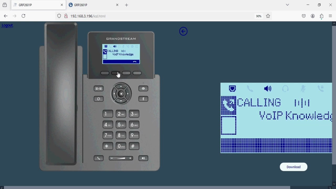 Exploring New Grandstream Phone Feature | View and Control Grandstream Phone on Browser