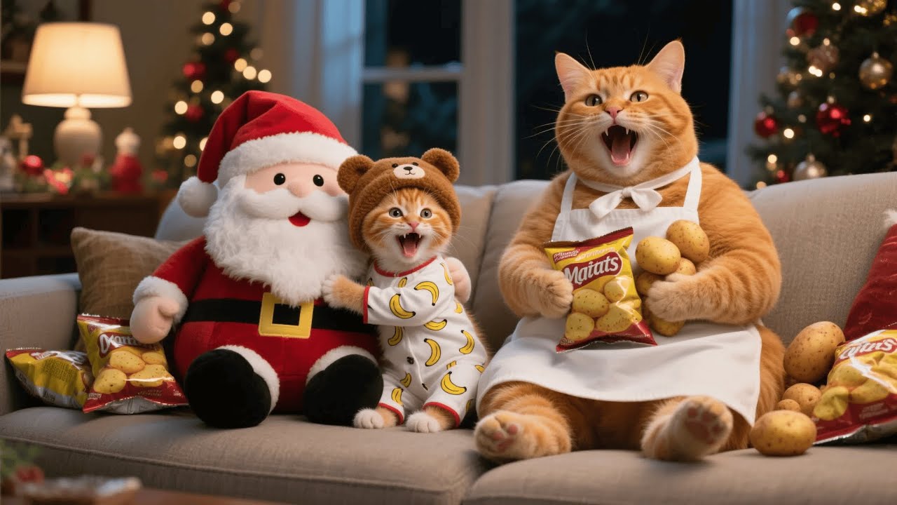 Ginger Kitten & Mama Cat Work Part Time at a Shop to earn Their Favorite Treats and Toys 🐾🎁