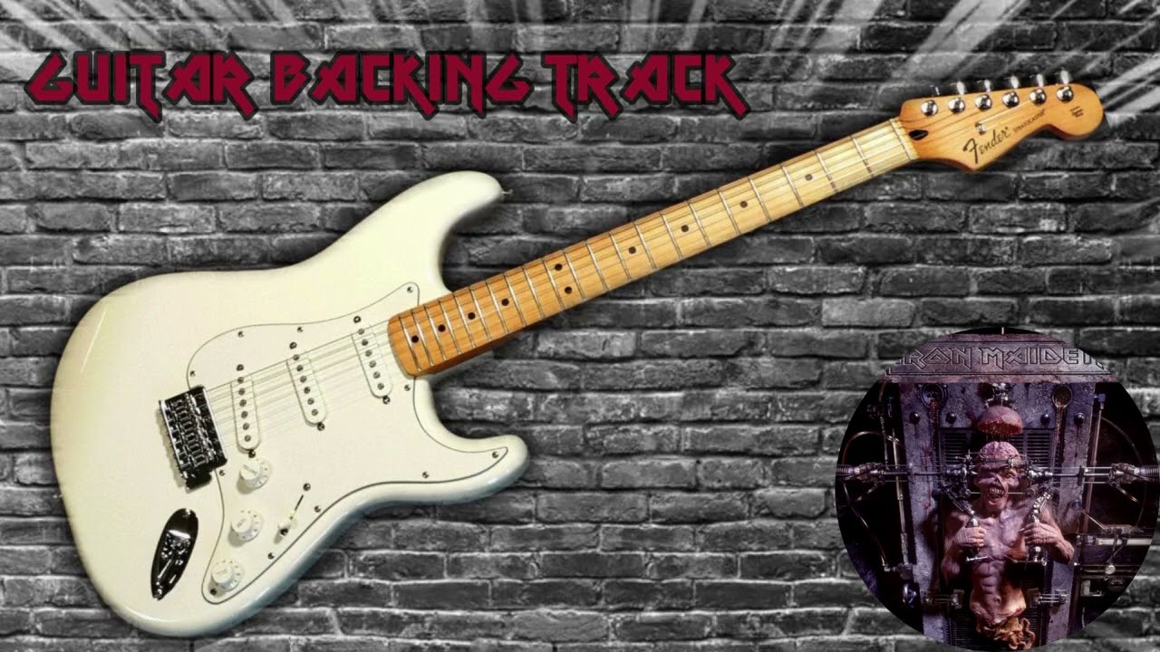 Iron Maiden - Fortunes Of War - Guitar Backing Track - With Vocals