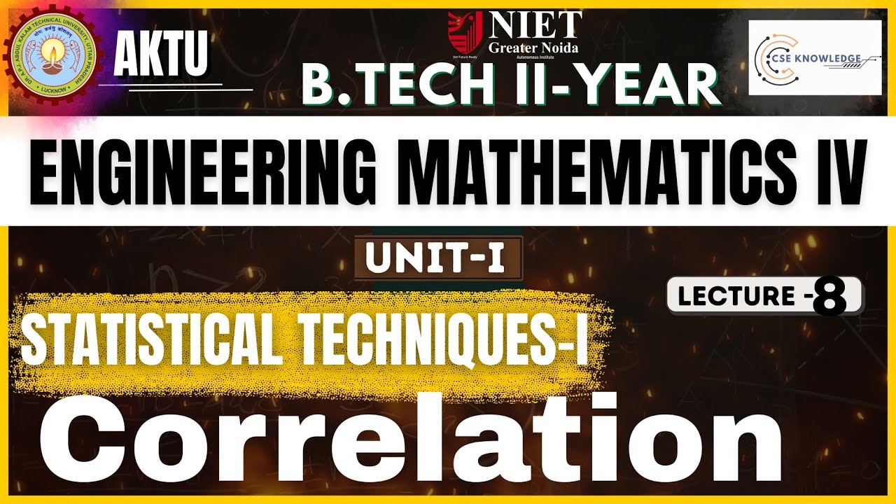 Understanding and Problem Solving in Rank and Tied Correlation | Lecture 8 | cse knowledge