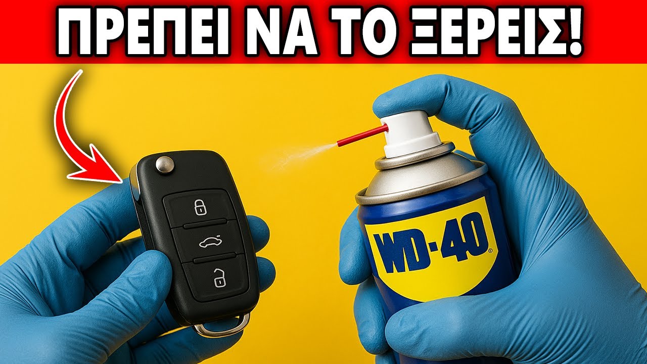 Το ΣΠΡΕΪ που κάνει το αδύνατο — και τα συνεργεία δεν θέλουν να το μάθετε (WD-40)