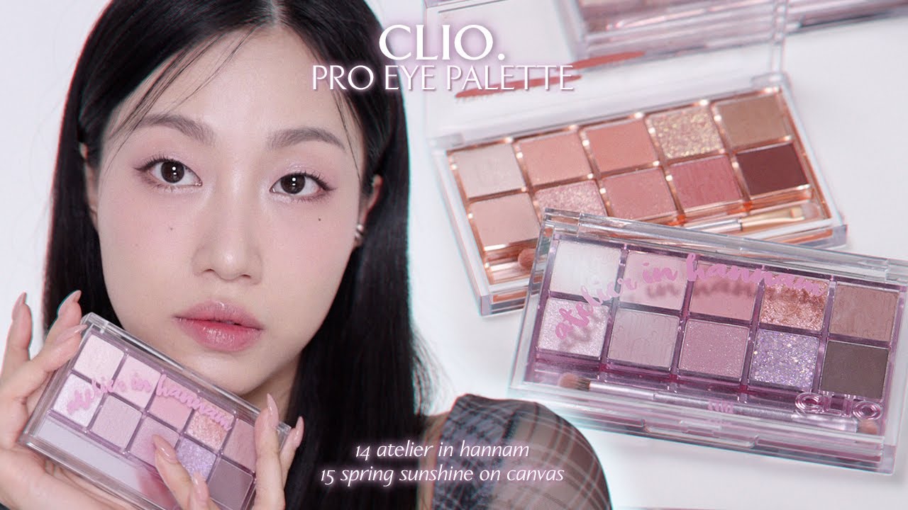 클리오 프로아이팔레트 봄신상! 한남동아뜰리에 & 캔버스위봄햇살 리뷰+메이크업 | 민스코 Minsco