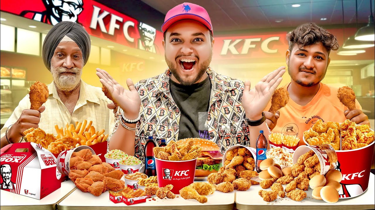 Finish Full Menu of KFC Get 10,000 ₹ Cash 🤑🤑