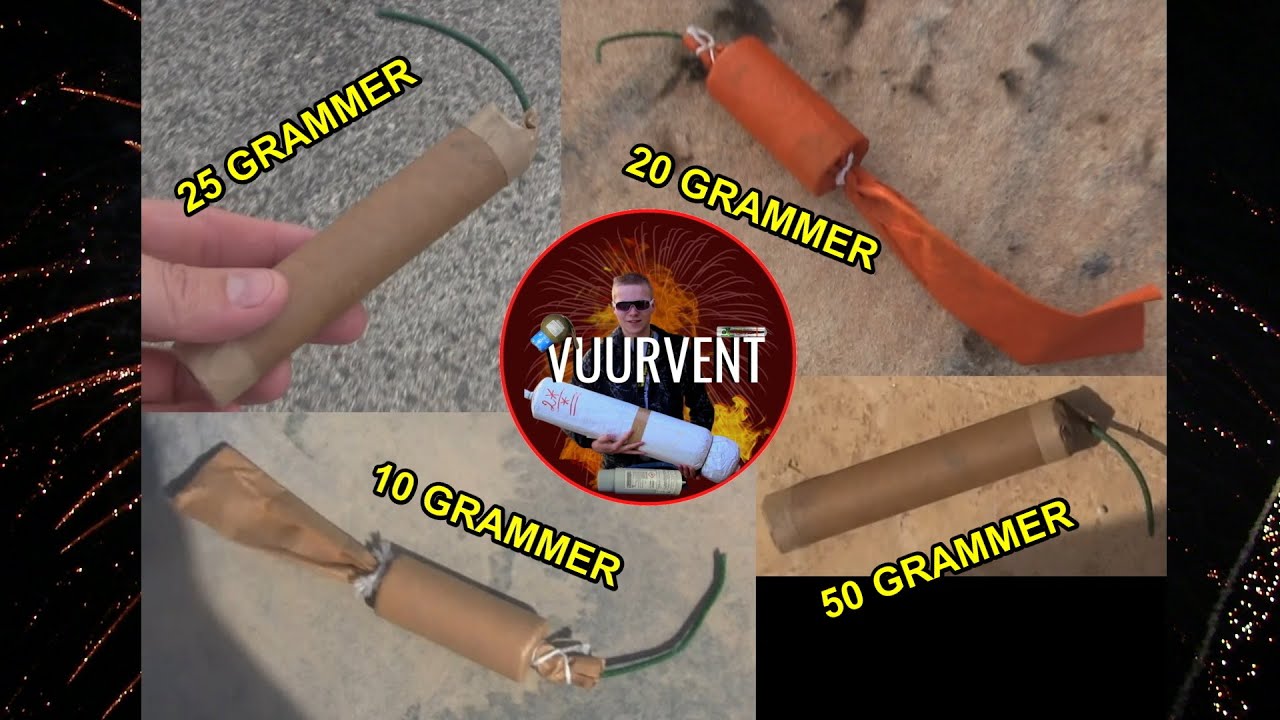 HARDE SPAANSE KNALLERS AFSTEKEN! 10-25-20-50 Grammers - Vuurwerk - Fireworks