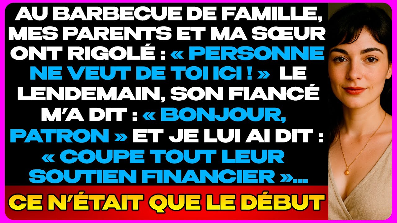 Au Barbecue De Famille, Mes Parents Et Ma Sœur Ont Ri : « Personne Ne Veut De Toi Ici » Le Lendemain