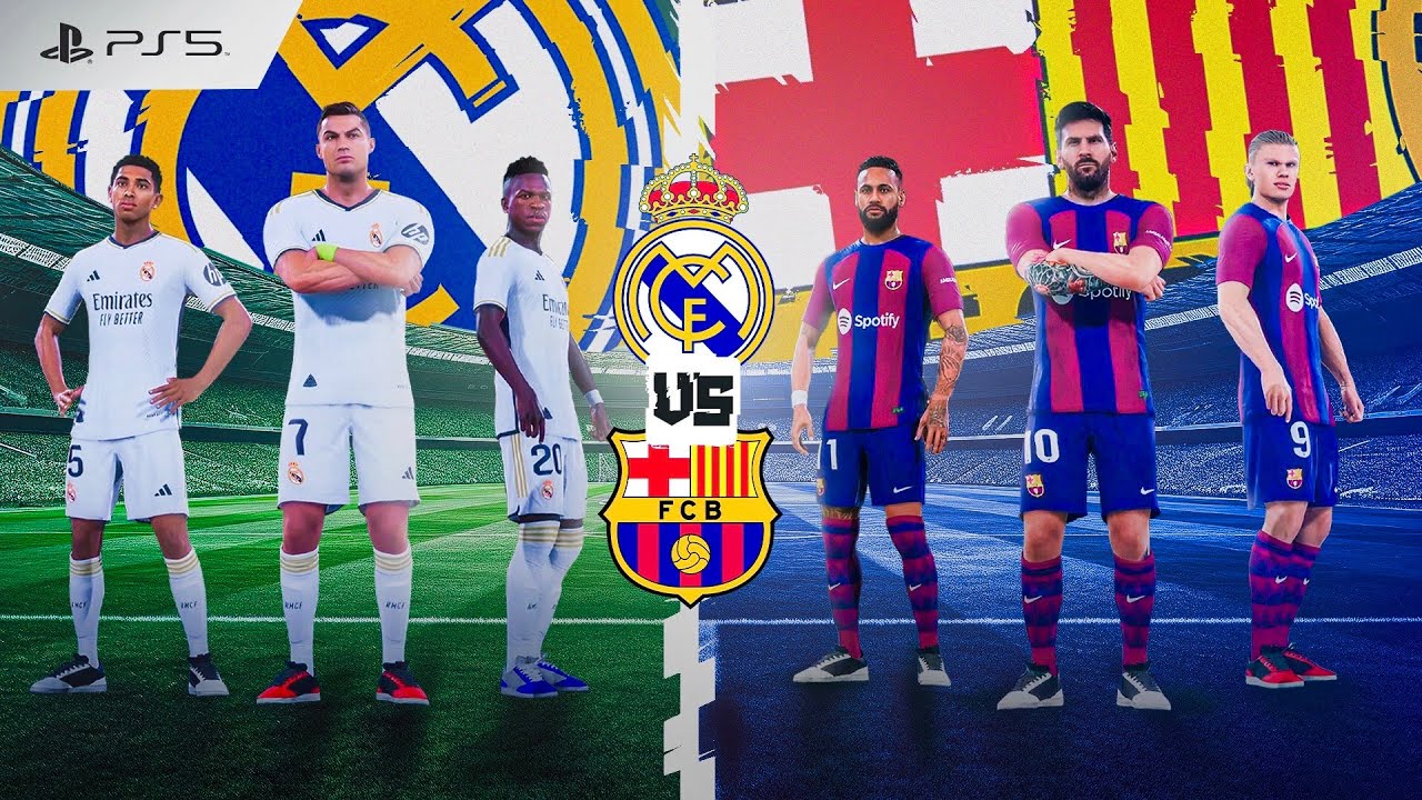 FIFA VOLTA - RONALDO, MESSI, VINI JR, NEYMAR, BELLINGHAM, HAALAND, MBAPPE | REAL MADRID VS BARCELONA