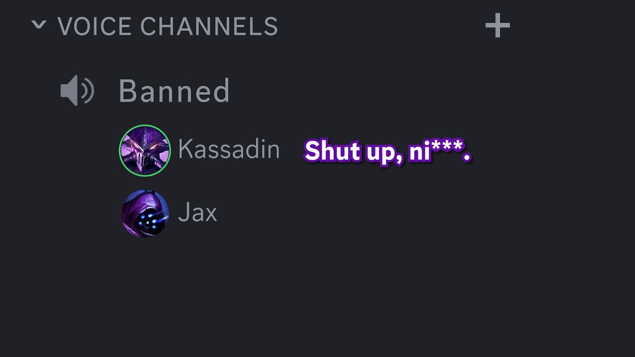 Banned Champions arguing in Discord