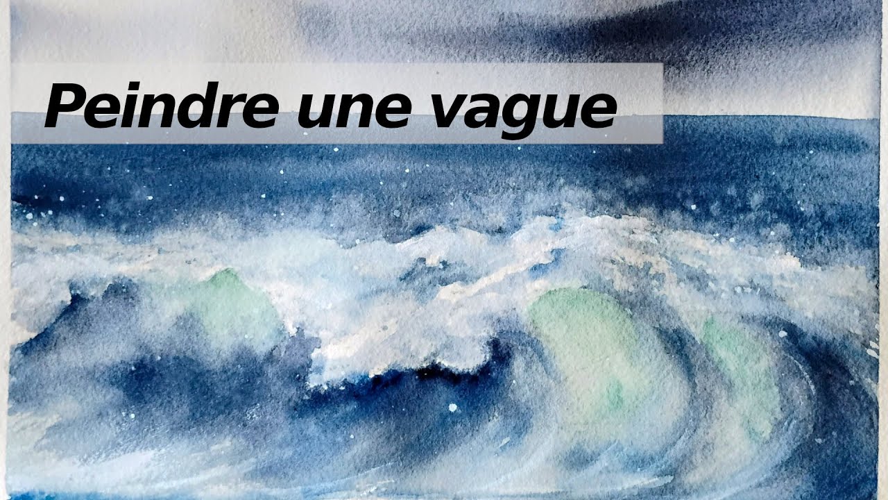 Le secret pour r&eacute;ussir &agrave; peindre une superbe vague