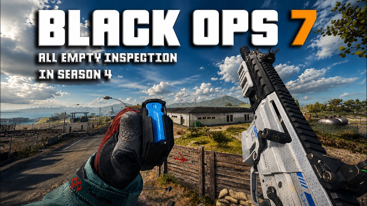 CALL OF DUTY BLACK OPS 7 : ALL EMPTY INSPECTION IN SS4 SHOWCASE 4K