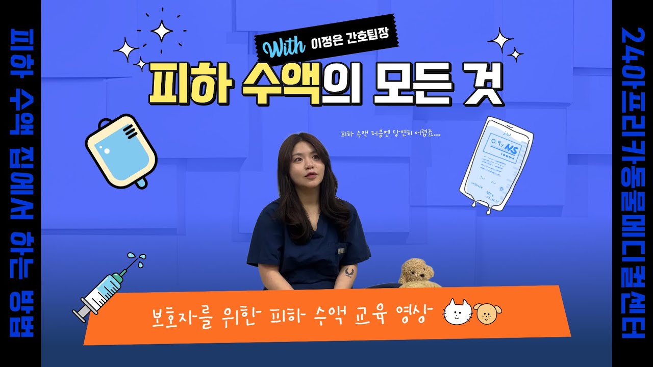 집에서도 할 수 있는 반려동물 피하 수액 방법 🐶🐱