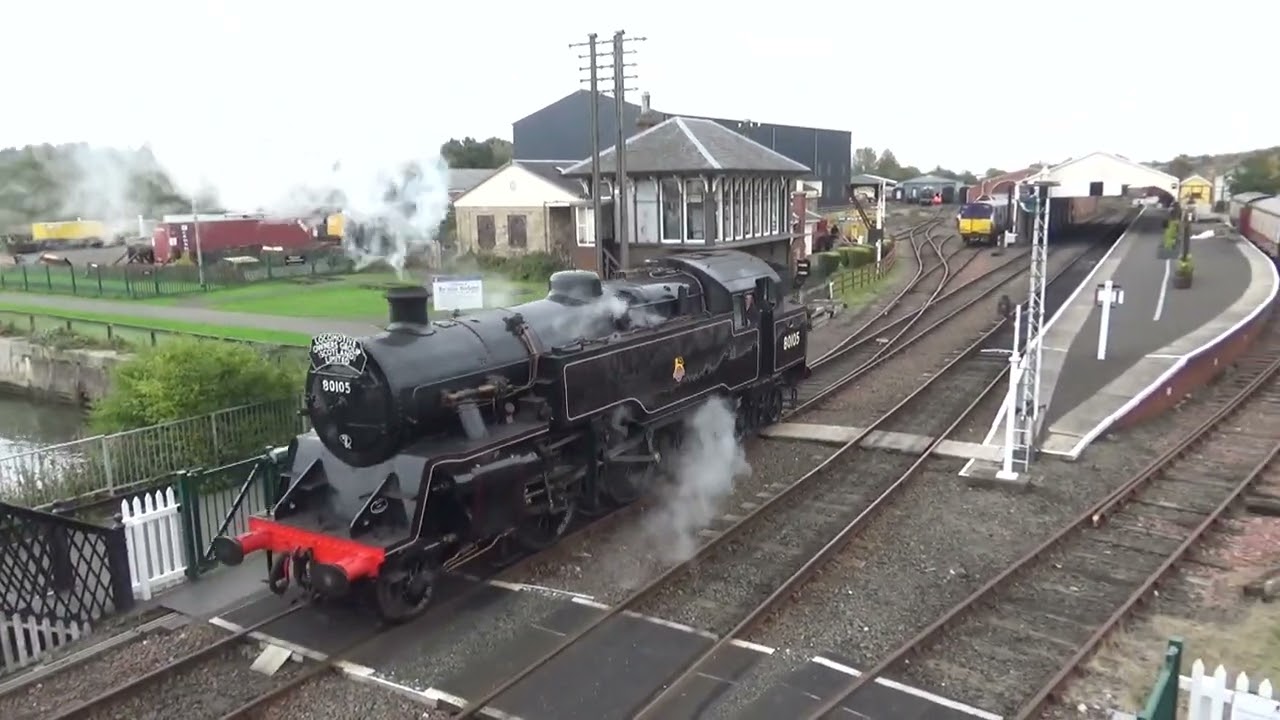 Bo'ness steam Gala 2024 in the rain