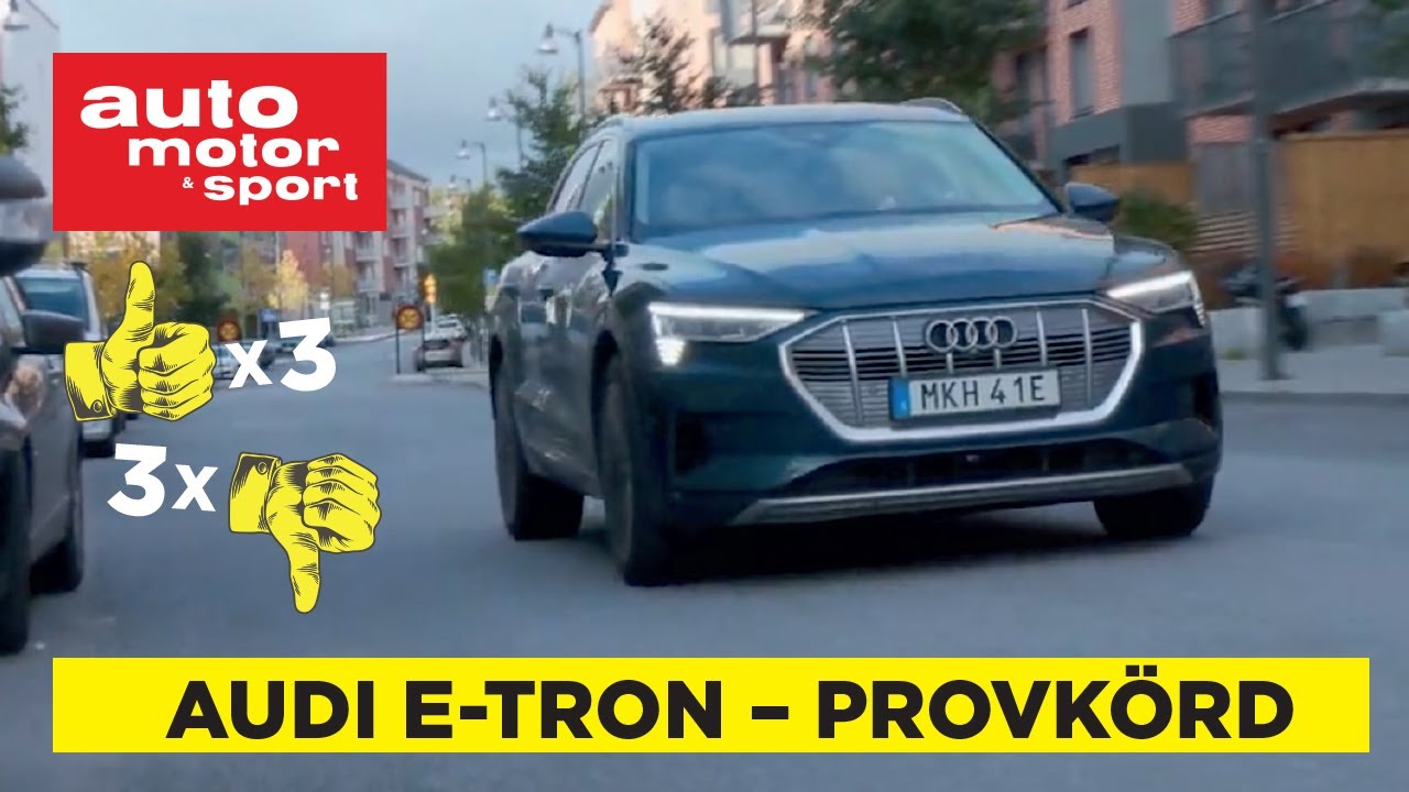 Audi e-tron: Provk&ouml;rning av Audis bekv&auml;ma elsuv