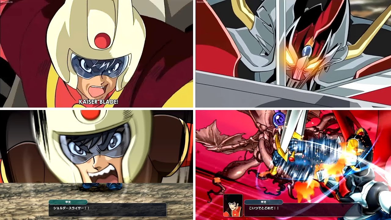 Mazinkaiser Comparison (SRW Y VS OVA Shoulder Slicer)[マジンカイザー ショルダースライサー ブレード スパロボY スーパーロボット大戦Y 比較]
