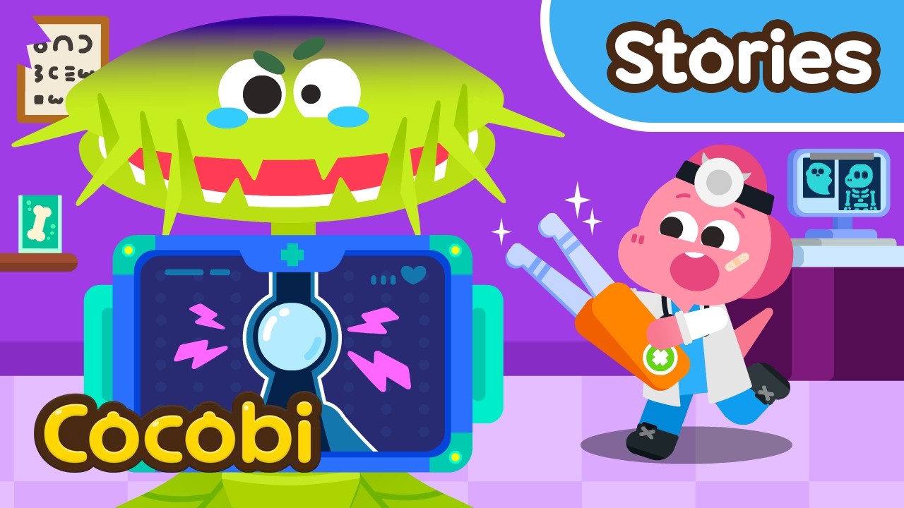 What's Stuck Inside the Venus Flytrap?😱 Monster Hospital Cartoon for Kids | Cocobi