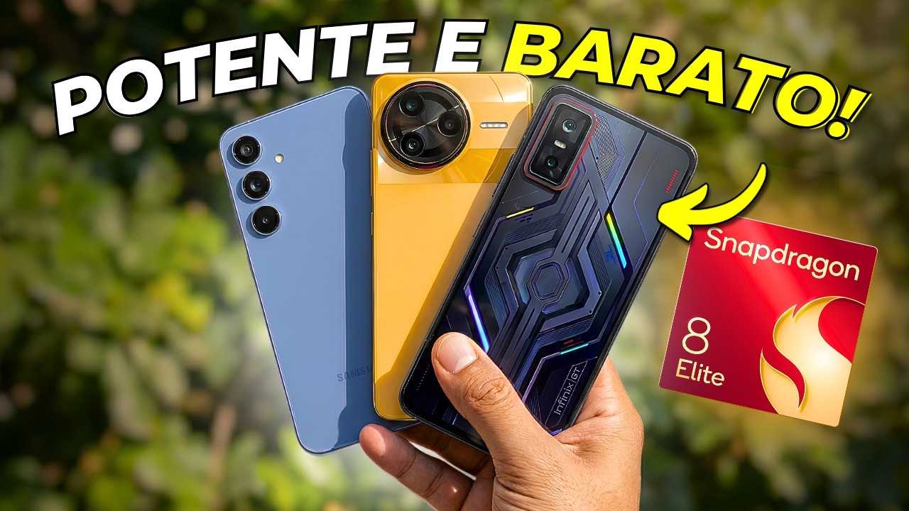 TOP 7 Celulares MAIS POTENTES em 2025! (SOMENTE OS MELHORES)