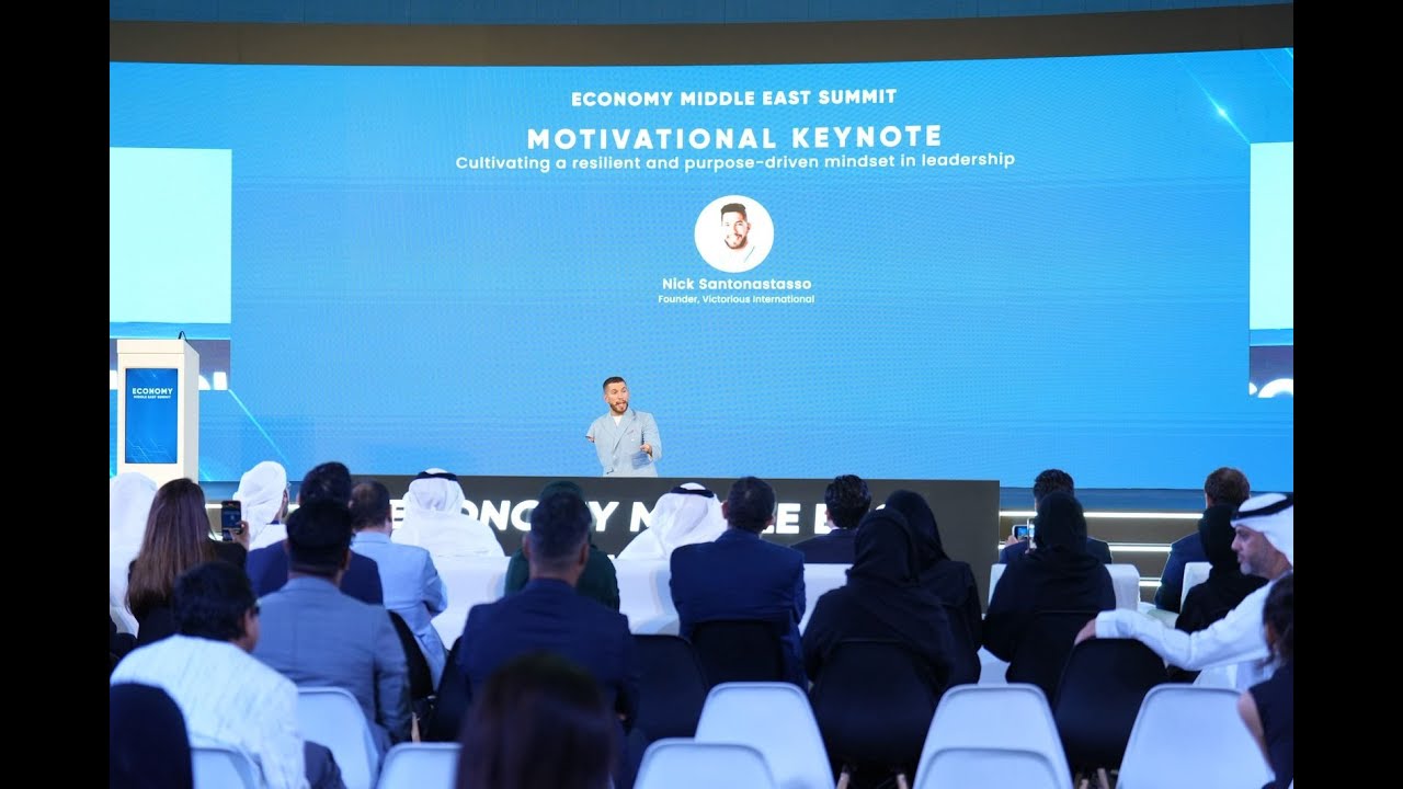 Nick Santonastasso, Founder, Victorious International at Economy Middle East Summit 2025