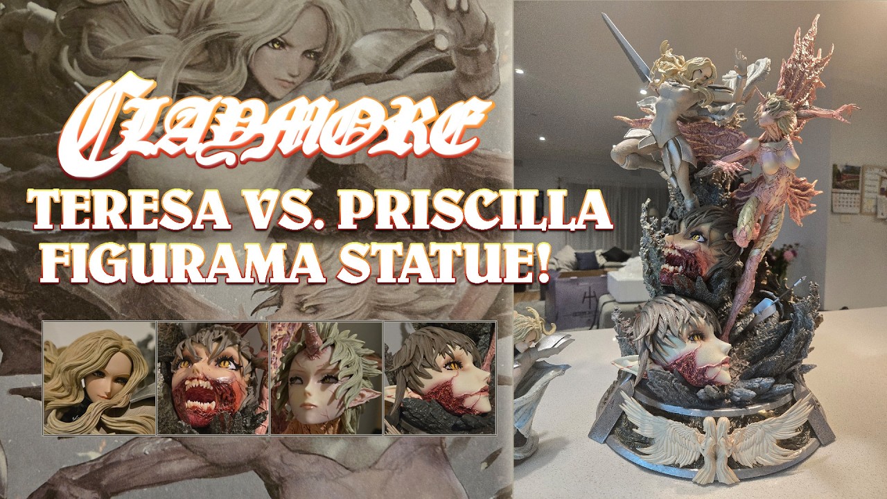 Claymore - Teresa vs. Priscilla Elite Exclusive Figurama Statue!