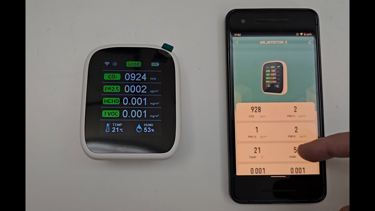 PV28-CW 8 in 1 air quality monitor
