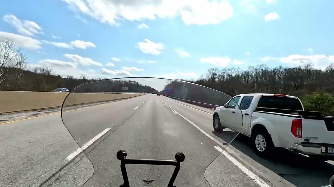 Выезжая из Мариетты, забыл перевести камеру в широкоугольный режим. Honda NC700X