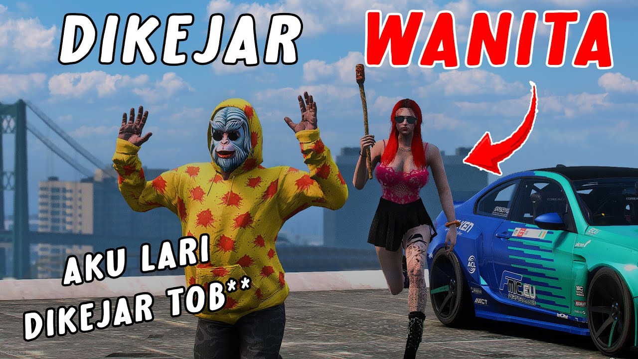 AKU ISENGIN DAN DIKEJAR WANITA TO*RUT  -  | GTA 5 ROLEPLAY INDONESIA