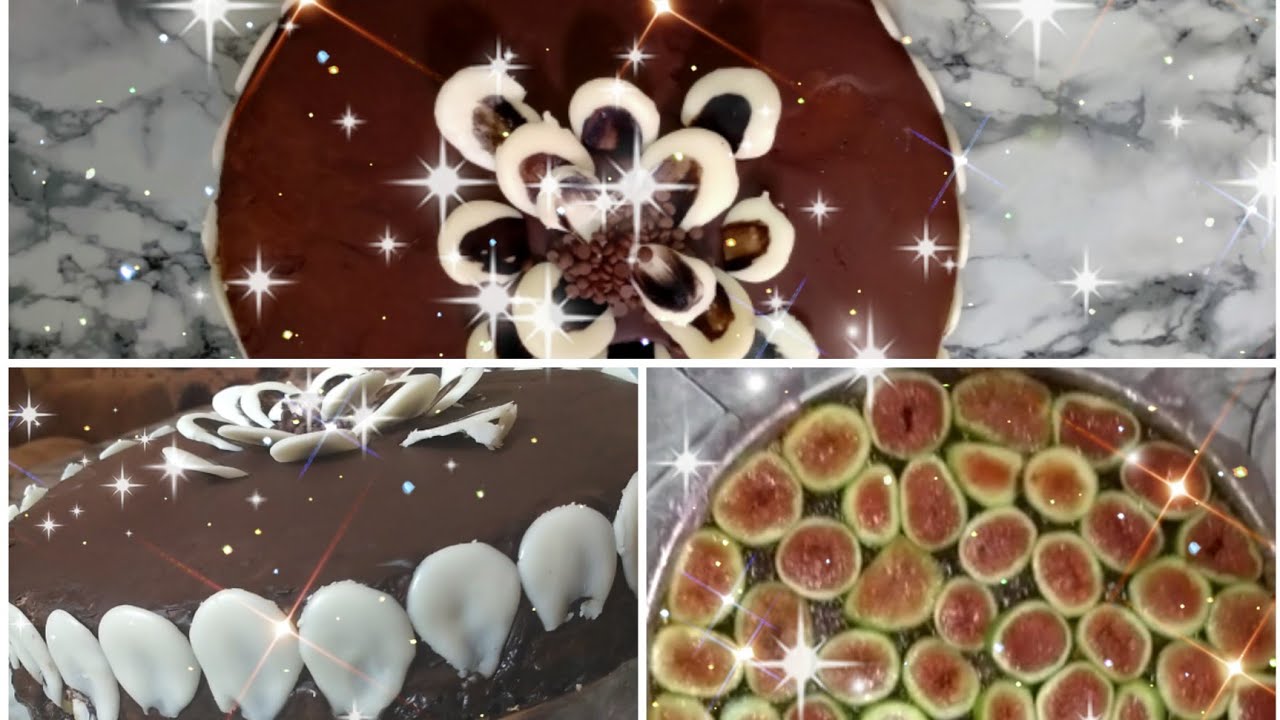 délice aux chocolat et figues fraîches