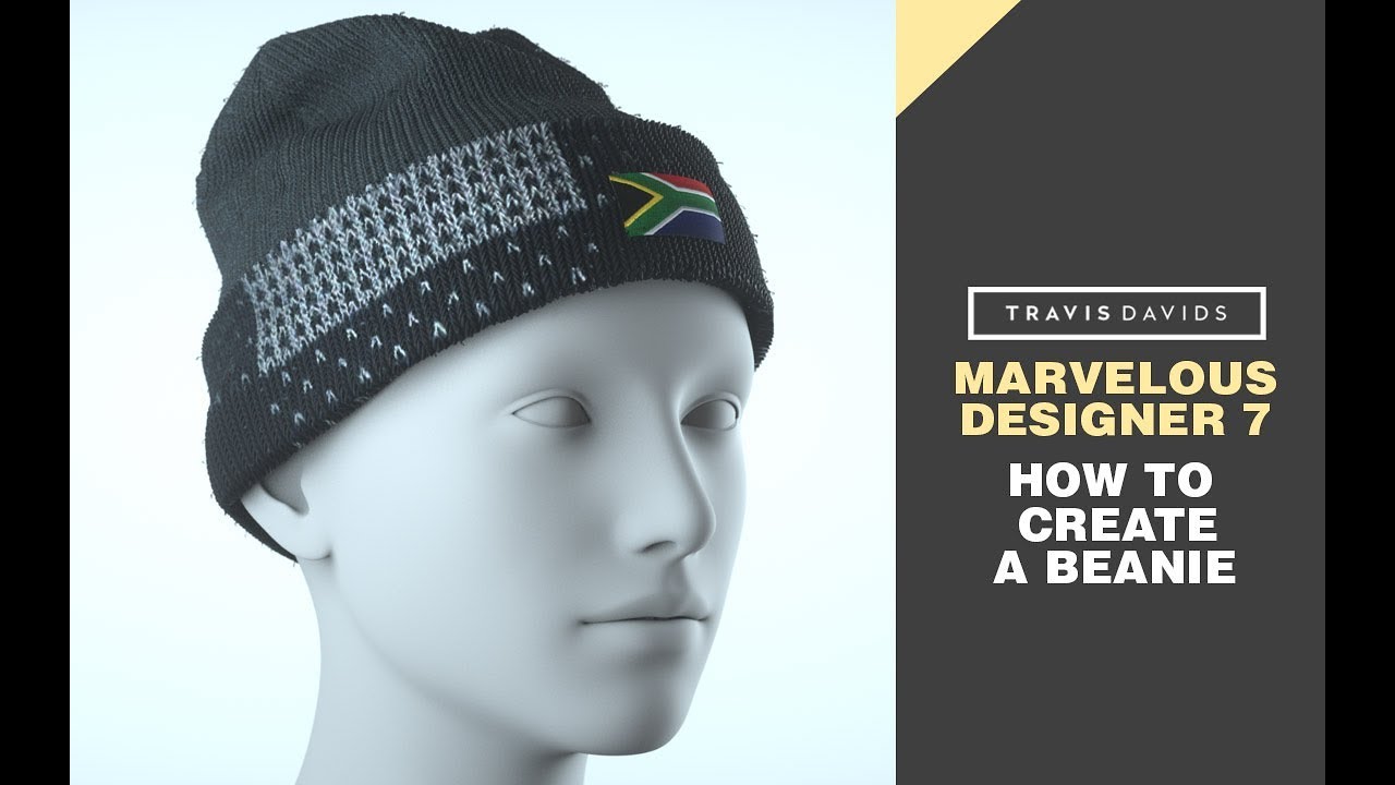 Marvelous Designer 7 - How To Create A Beanie