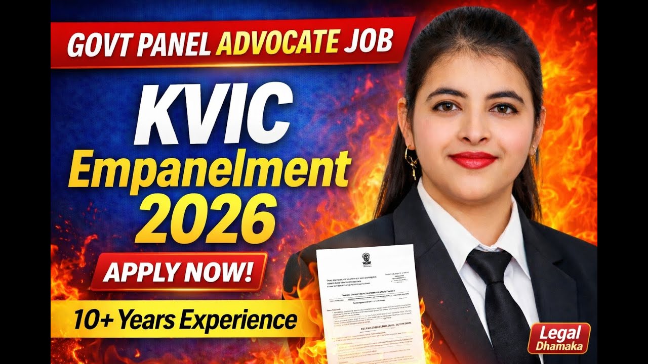 Lawyers Alert! KVIC Panel Advocate Vacancy 2026 OUT | Apply Now